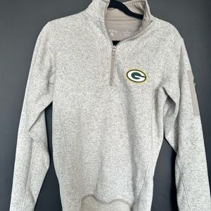 Women's Gray Quarter-Zip Pullover